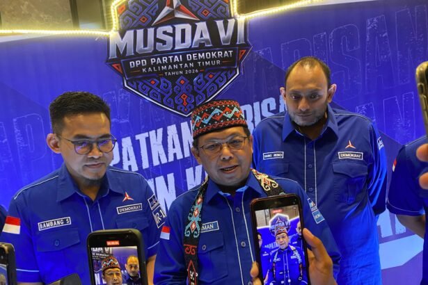 Bambang Soepriyadi Terpilih Aklamasi Pimpin Demokrat Kaltim Periode 2026-2031