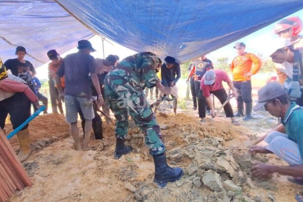 Dua Bocah Korban Kebakaran Sungai Parit