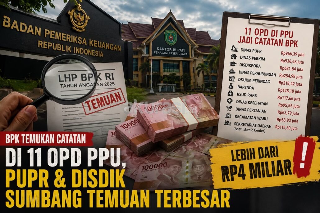 BPK Buka Deretan Temuan di 11 OPD PPU