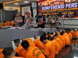 Polda Kaltim Tangkap 148 Tersangka 3C, Termasuk 40 Curanmor