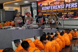Polda Kaltim Tangkap 148 Tersangka 3C, Termasuk 40 Curanmor