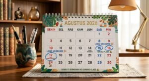 Jadwal Libur dan Cuti Agustus 2026