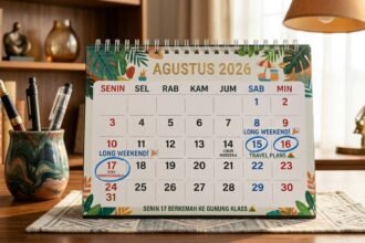 Jadwal Libur dan Cuti Agustus 2026