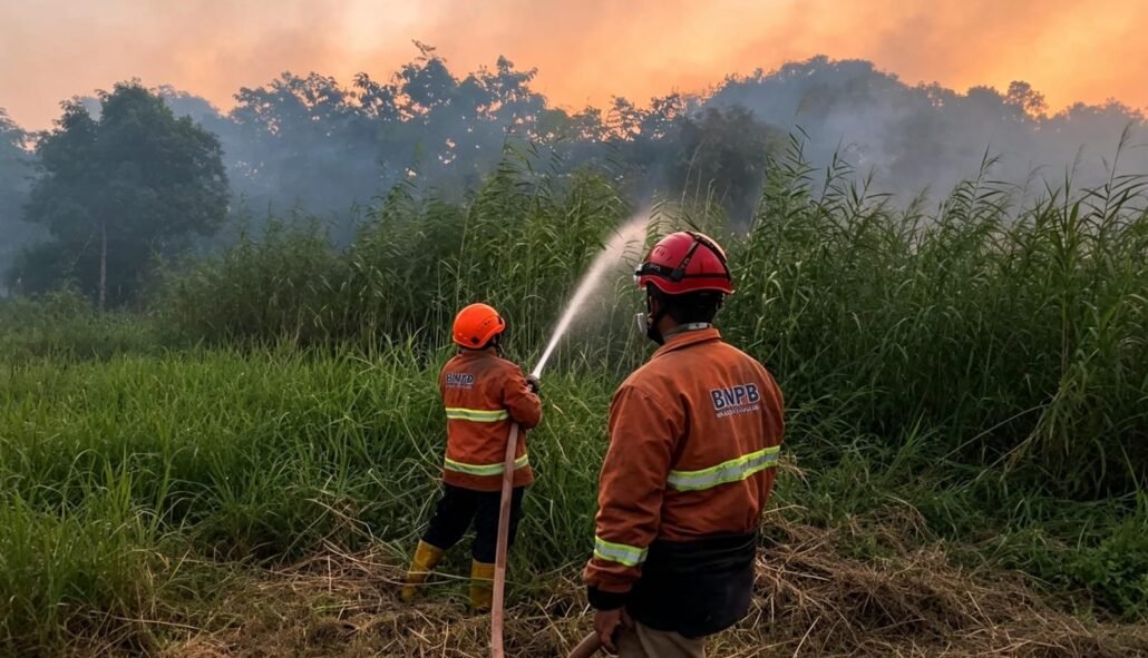 Helikopter Water Bombing Tiba di Samarinda