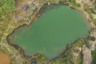 Kolam Bekas Tambang di Samarinda