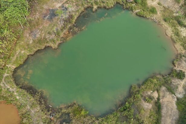 Kolam Bekas Tambang di Samarinda